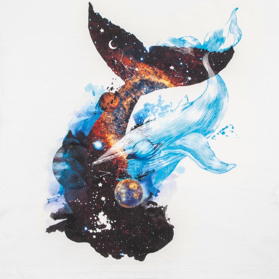 Футболка женская «Гиганты Вселенной», белая, XL