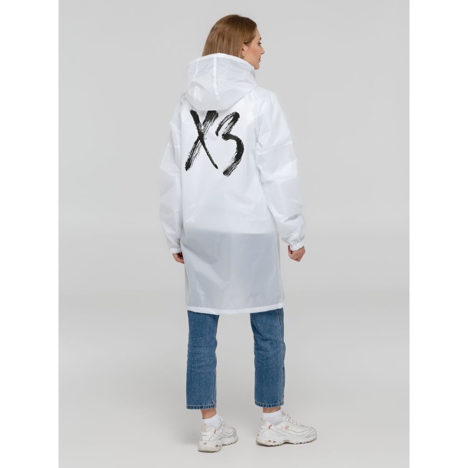 Дождевик «ХЗ», белый, XL