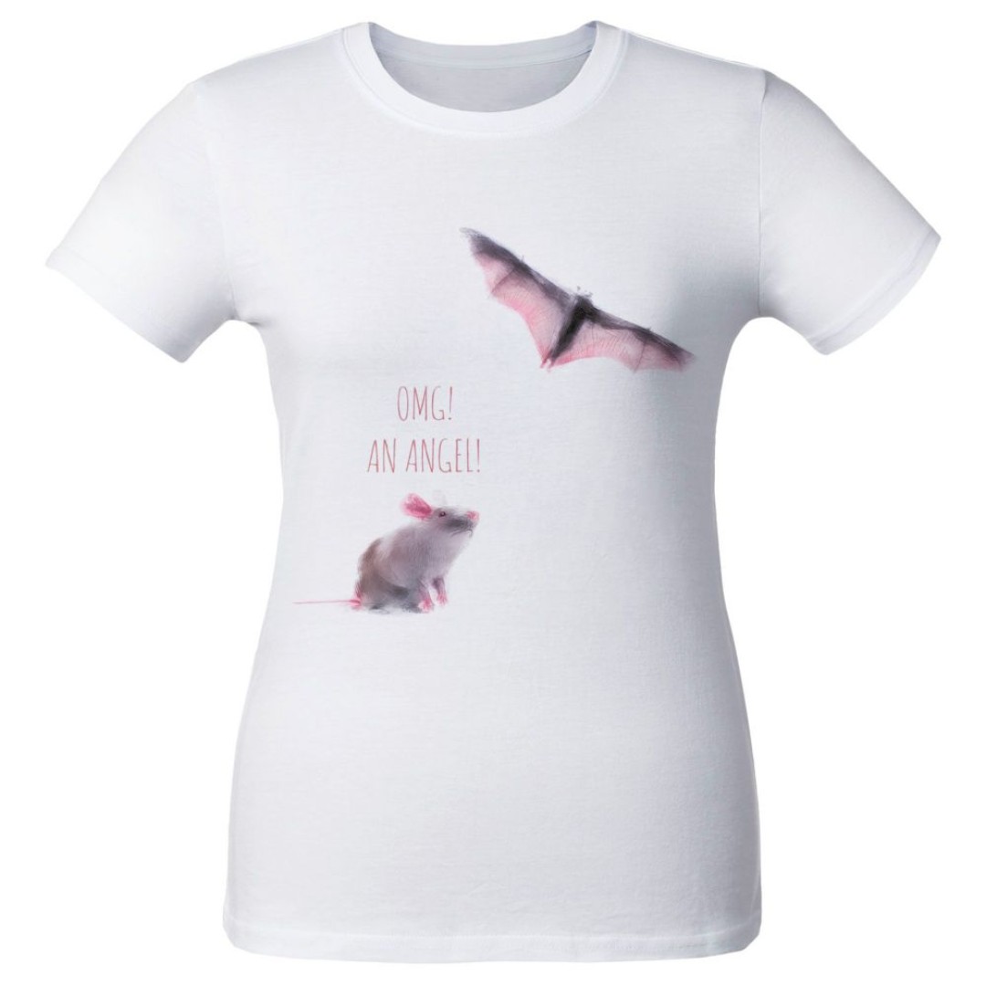 Футболка женская An Аngel, белая, S