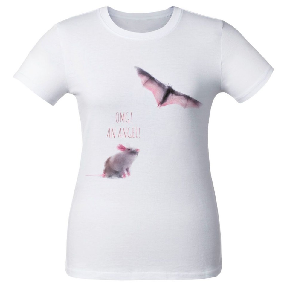 Футболка женская An Аngel, белая, S