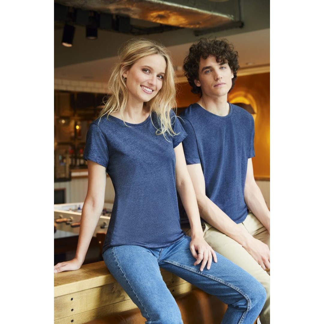 Футболка женская Mixed Women голубой меланж, XL