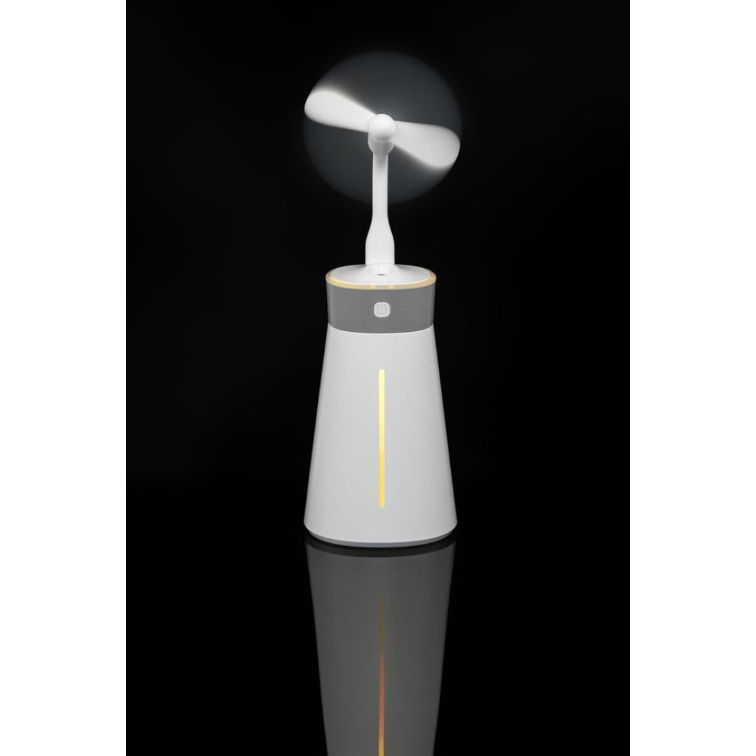 Увлажнитель воздуха с вентилятором и лампой airCan, белый