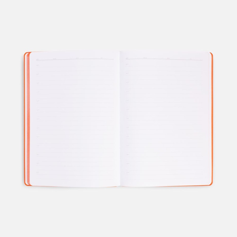 Ежедневник Flexpen Shall, недатированный, оранжевый