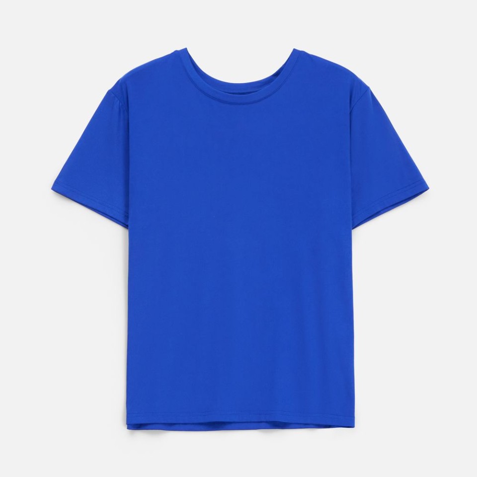 Футболка унисекс Senti, ярко-синяя, размер S