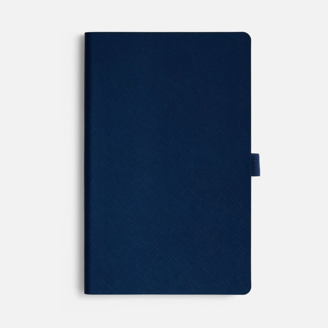 Ежедневник Lungo, недатированный, темно-синий
