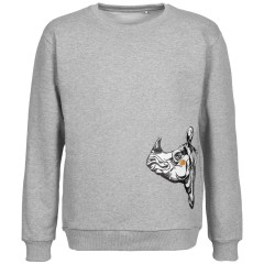 Толстовка NosoRock, серый меланж, S