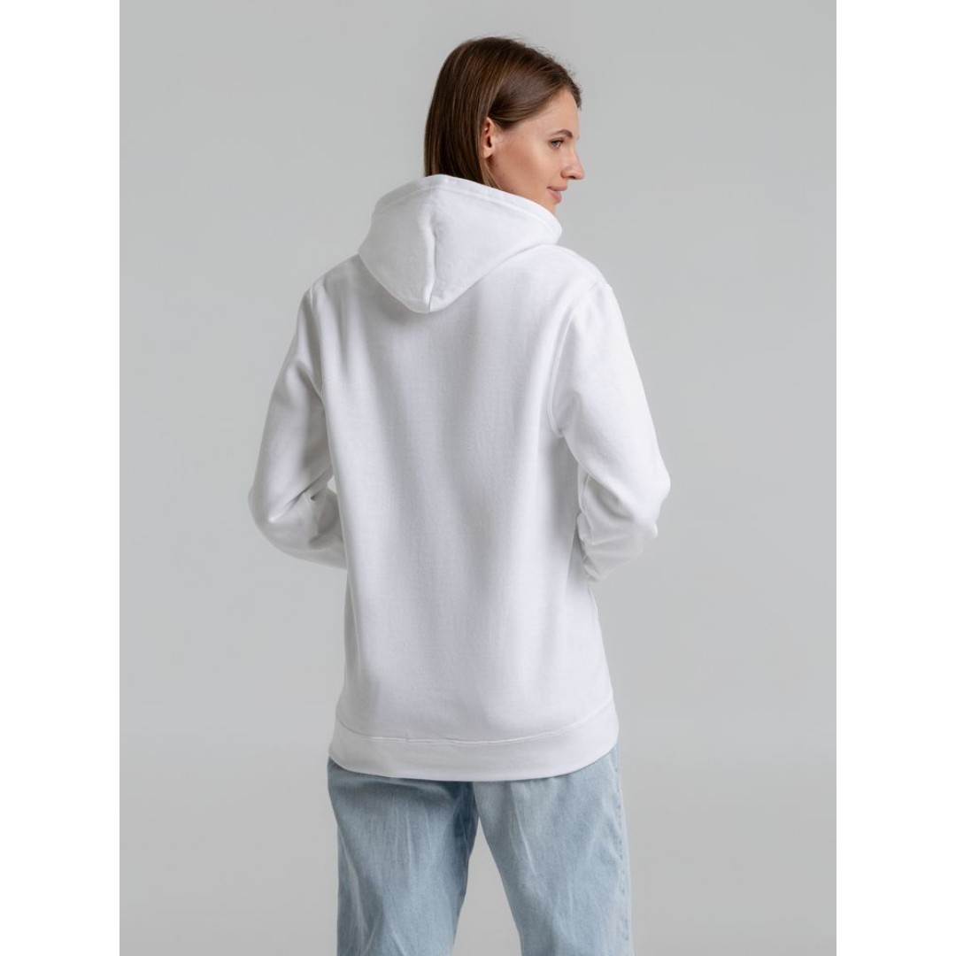 Толстовка с капюшоном Snake II белая, 3XL