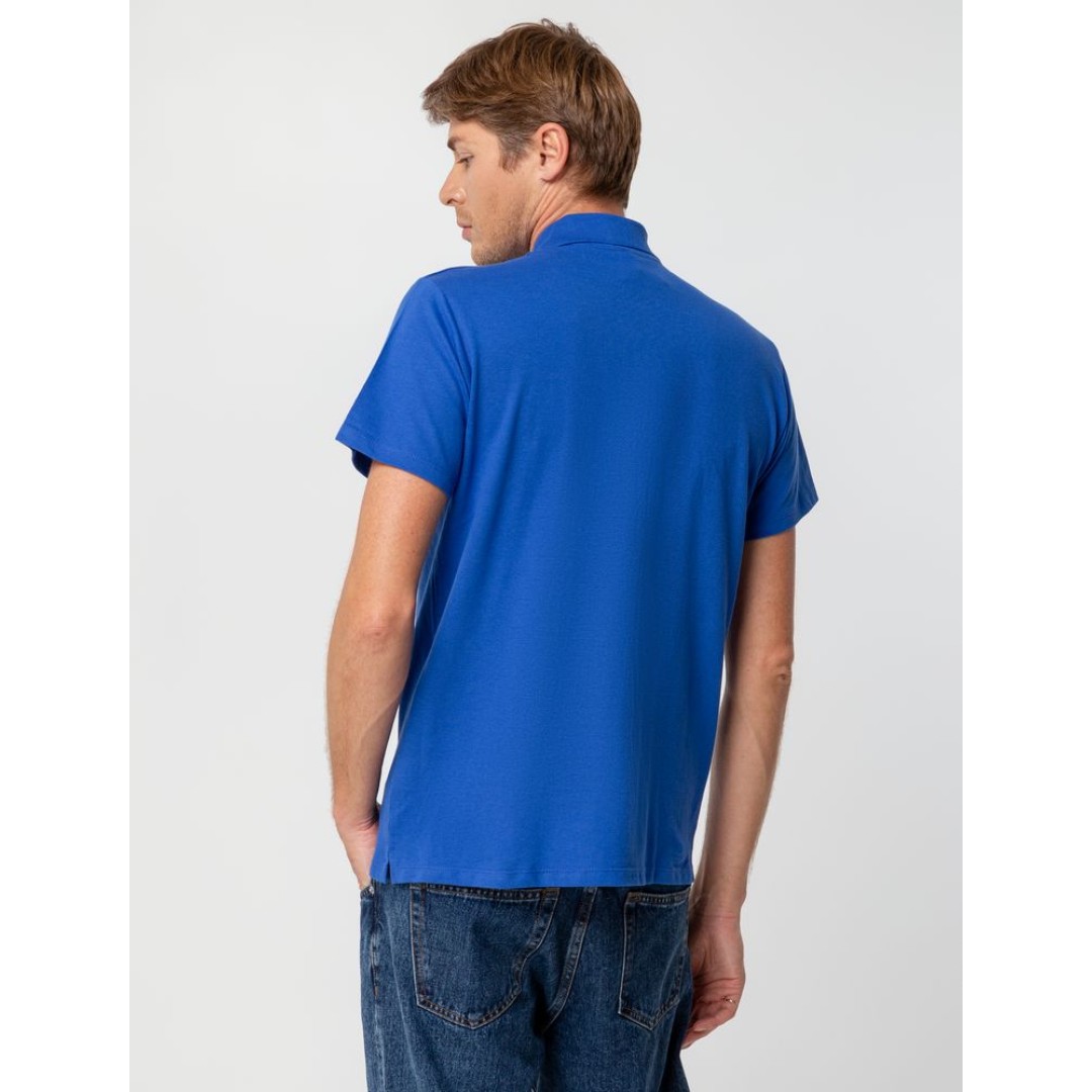Рубашка поло мужская Summer 170 ярко-синяя (royal), L