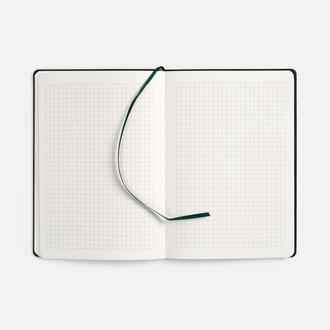 Блокнот Verso в клетку, зеленый, ver.2