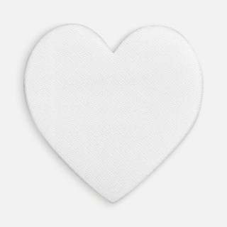 Наклейка тканевая Lunga Сor, M, белая