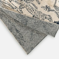 Плед Savanna, белый с синим