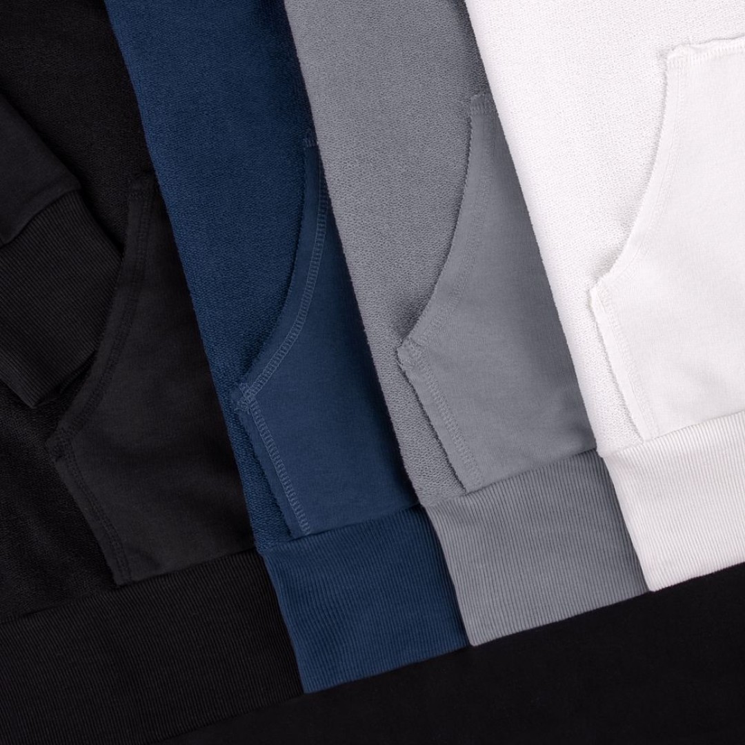 Свитшот оверсайз унисекс Vozduh, темно-синий, размер XS/S