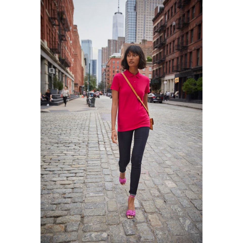 Рубашка поло женская Inspire красная, XXL