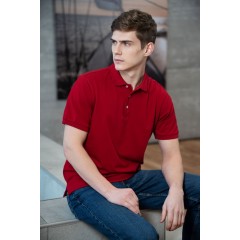 Рубашка поло мужская Sunset красная, S