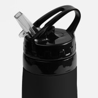 Складная бутылка для воды Langfossen, черная