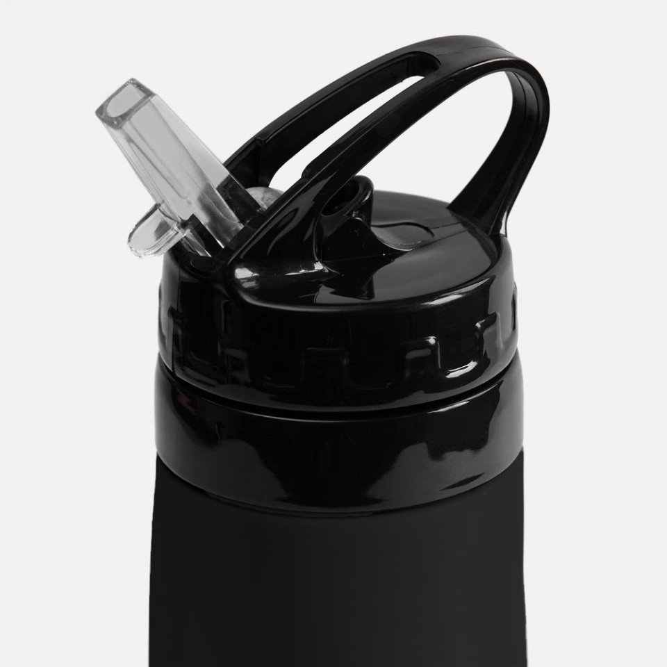 Складная бутылка для воды Langfossen, черная