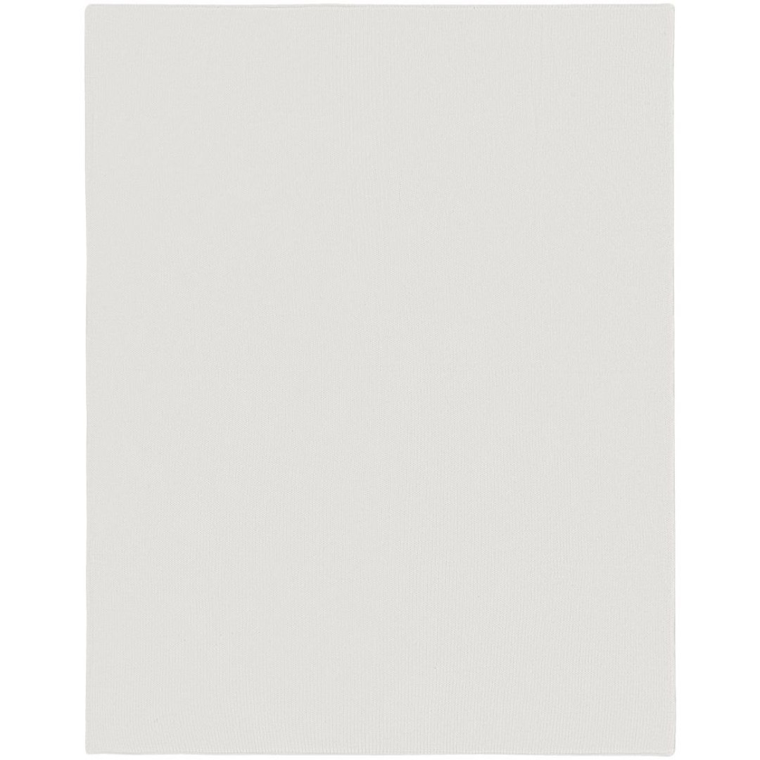 Плед Knitly, жемчужно-белый