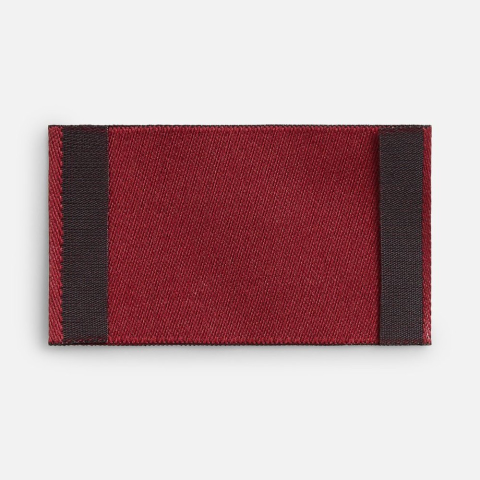 Лейбл тканевый Epsilon, M, бордовый