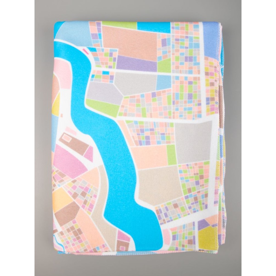 Флисовый плед Feltro Color Plus с печатью на заказ, S