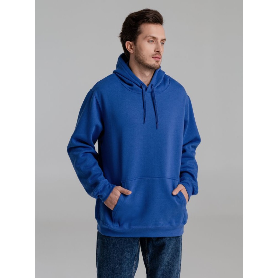 Толстовка с капюшоном Slam 320, ярко-синяя, S