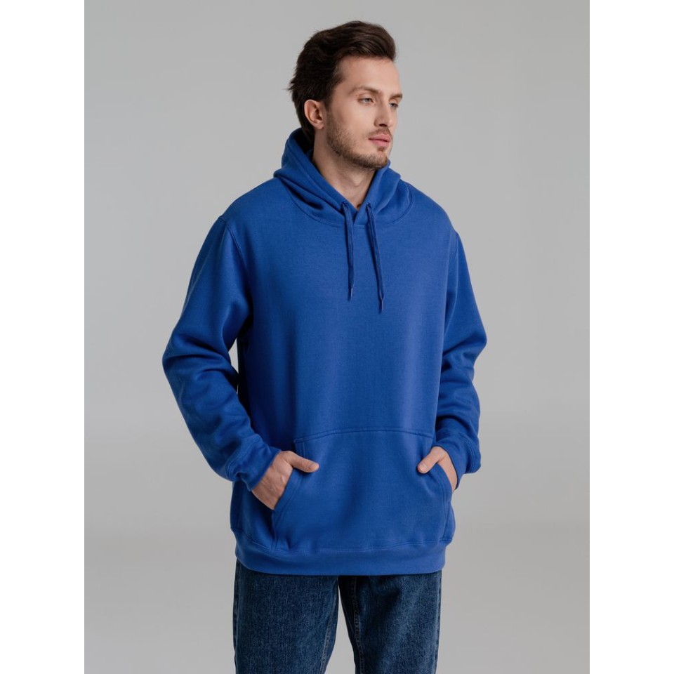 Толстовка с капюшоном Slam 320, ярко-синяя