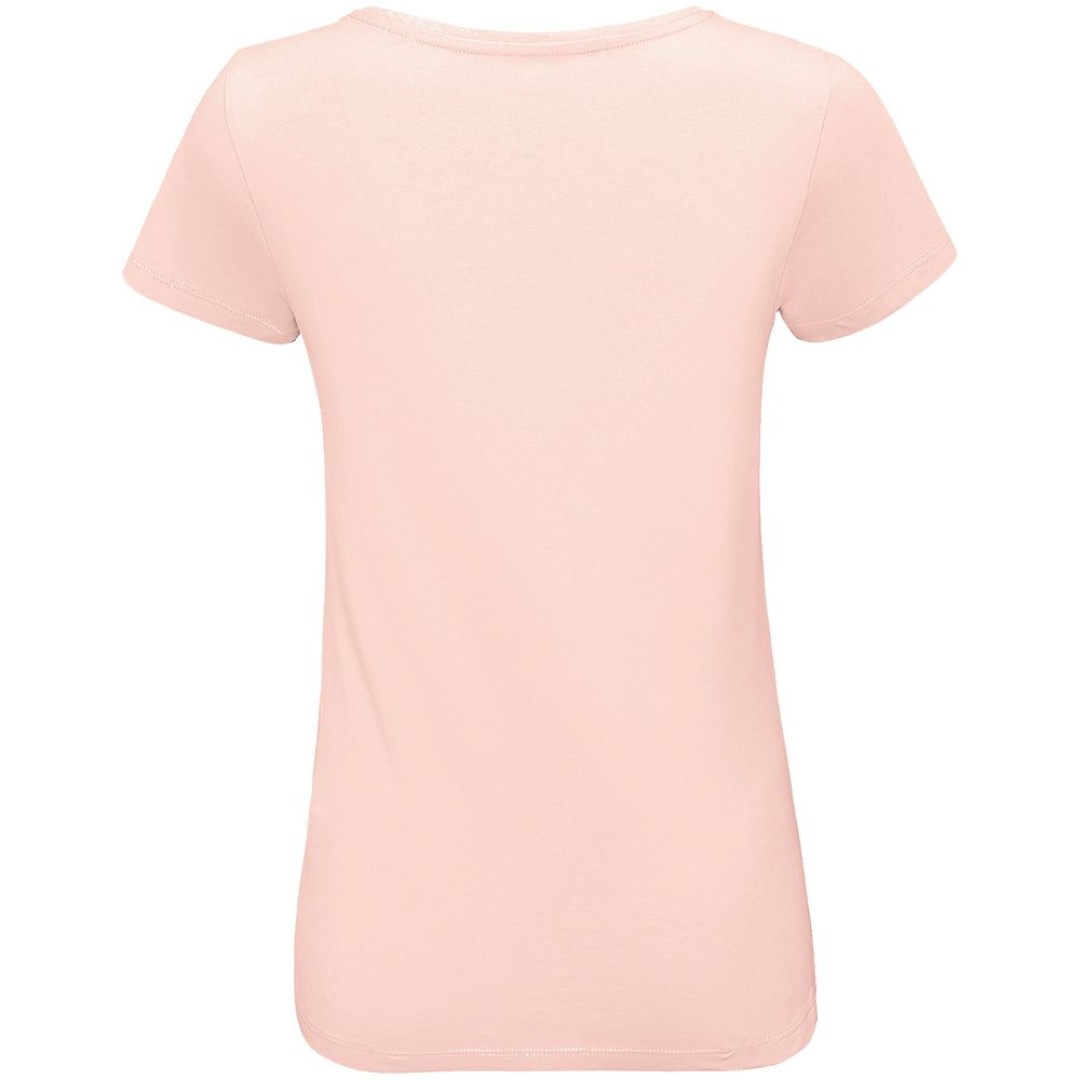 Футболка женская Flower Power, розовая, L