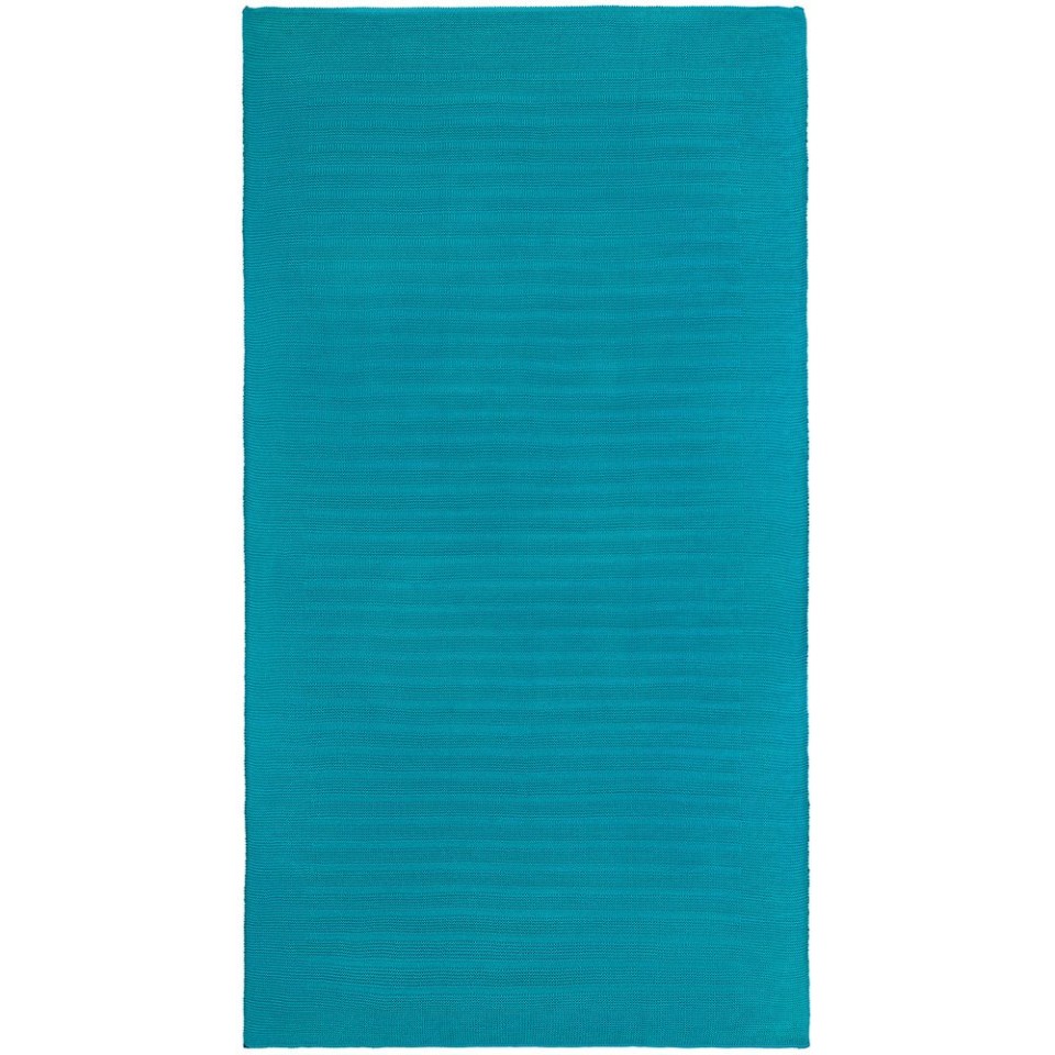 Плед Field, бирюзовый