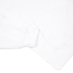 Худи флисовое унисекс Manakin, белое, размер XS/S