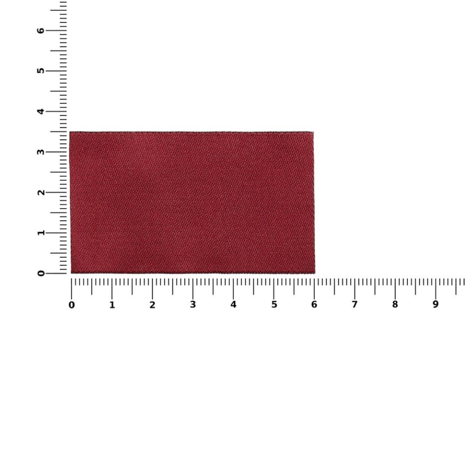 Лейбл тканевый Epsilon, M, бордовый