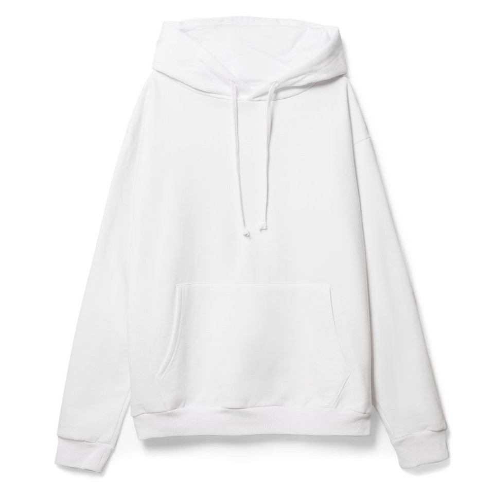 Худи унисекс Tuloksa 280, белое, размер XL