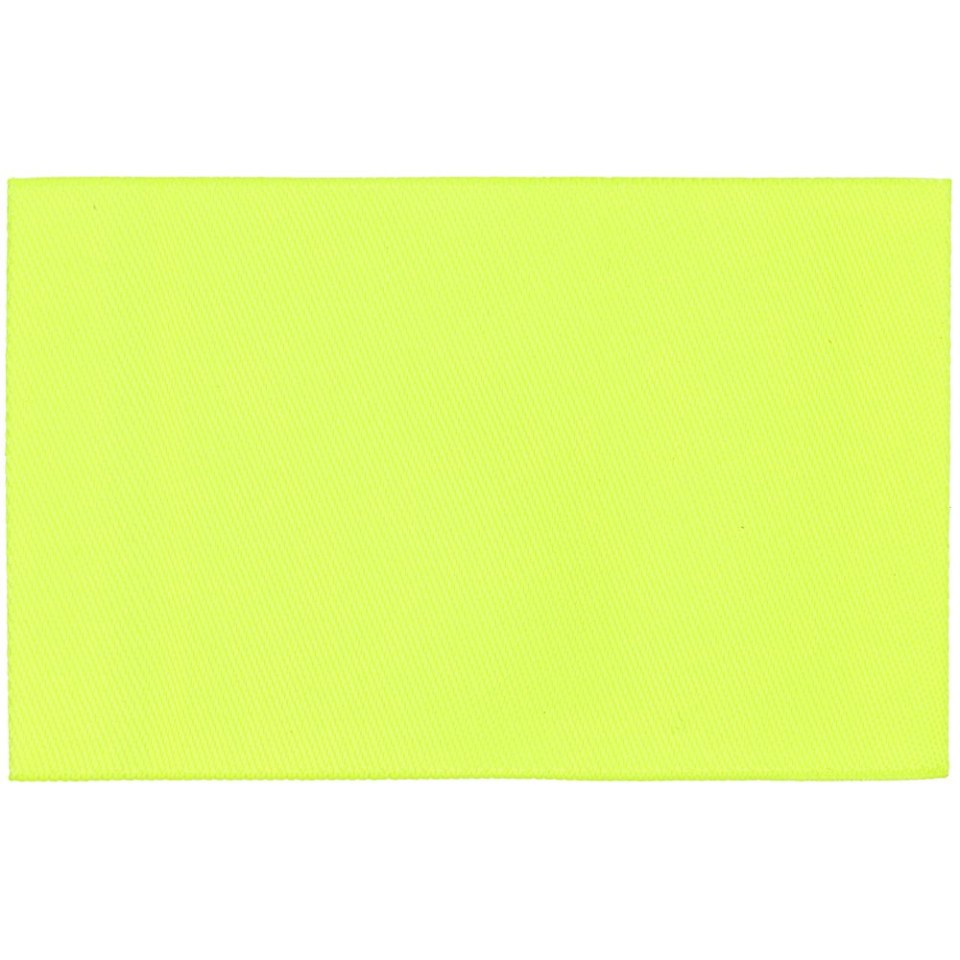 Лейбл тканевый Epsilon, XL, желтый неон