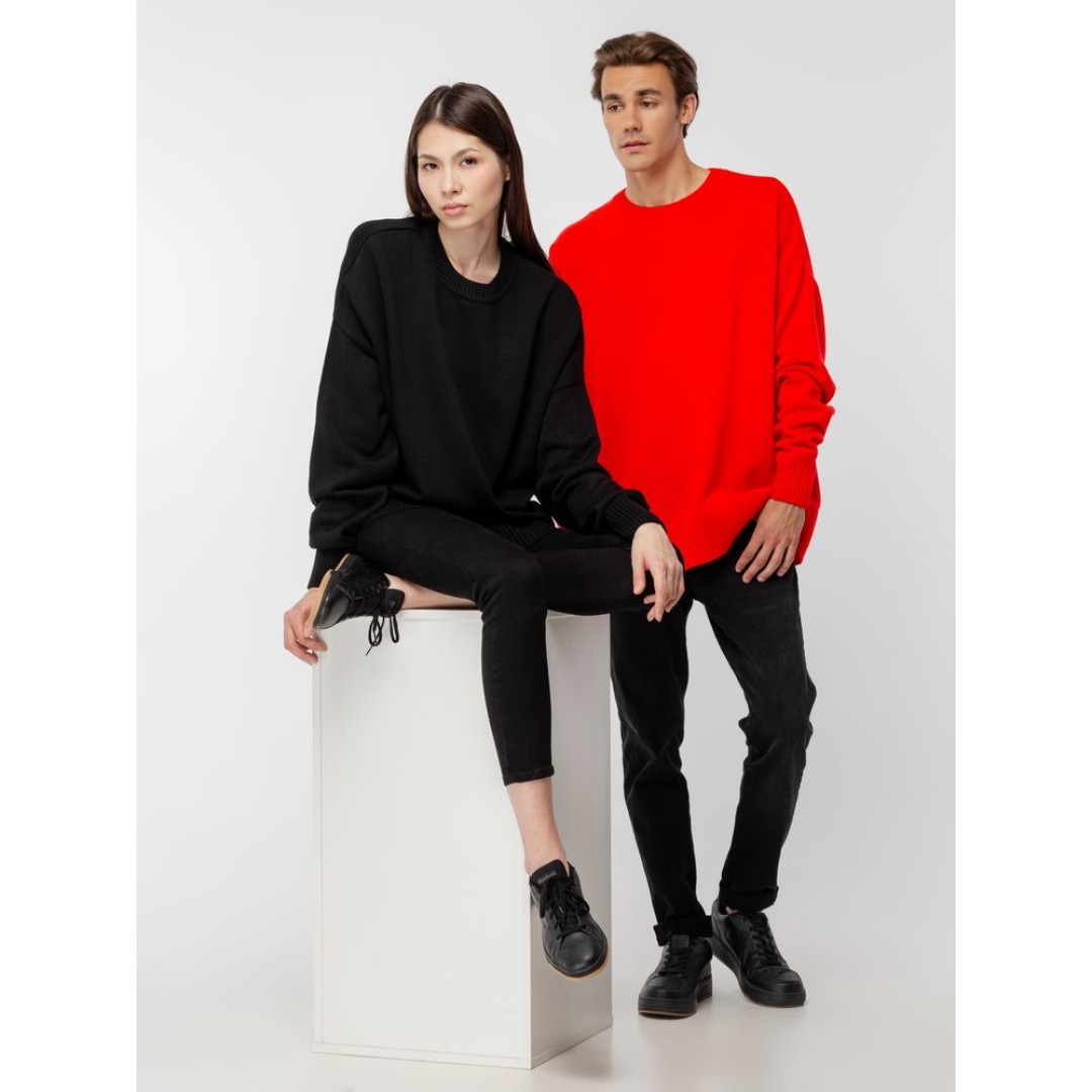 Джемпер оверсайз унисекс Stated в сумке, черный, размер S/M