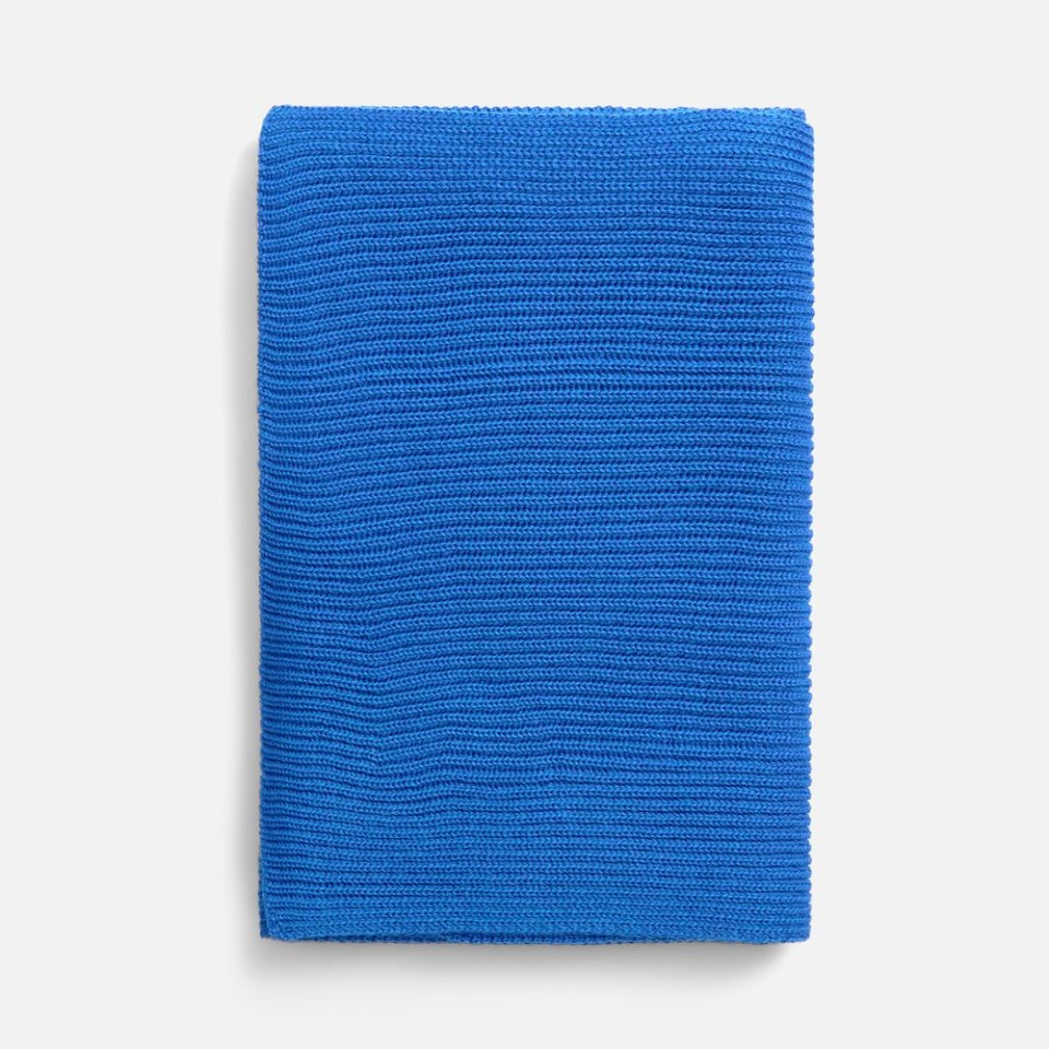 Шарф Nobilis Mono, синий (аква)