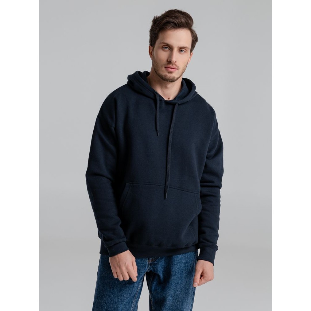 Толстовка с капюшоном Slam 320, темно-синяя, XXL