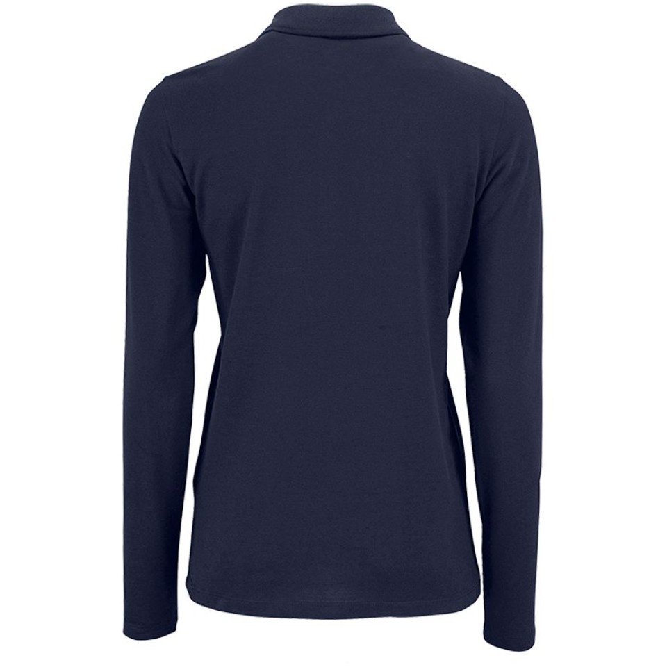 Рубашка поло женская с длинным рукавом Perfect LSL Women темно-синяя, S