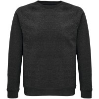 Свитшот унисекс Space, черный меланж, XXS