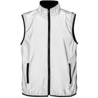 Жилет двусторонний Manifest из светоотражающей ткани, серый, размер XS/S