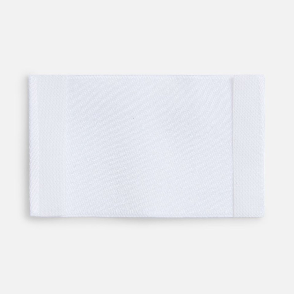 Лейбл тканевый Epsilon, M, белый