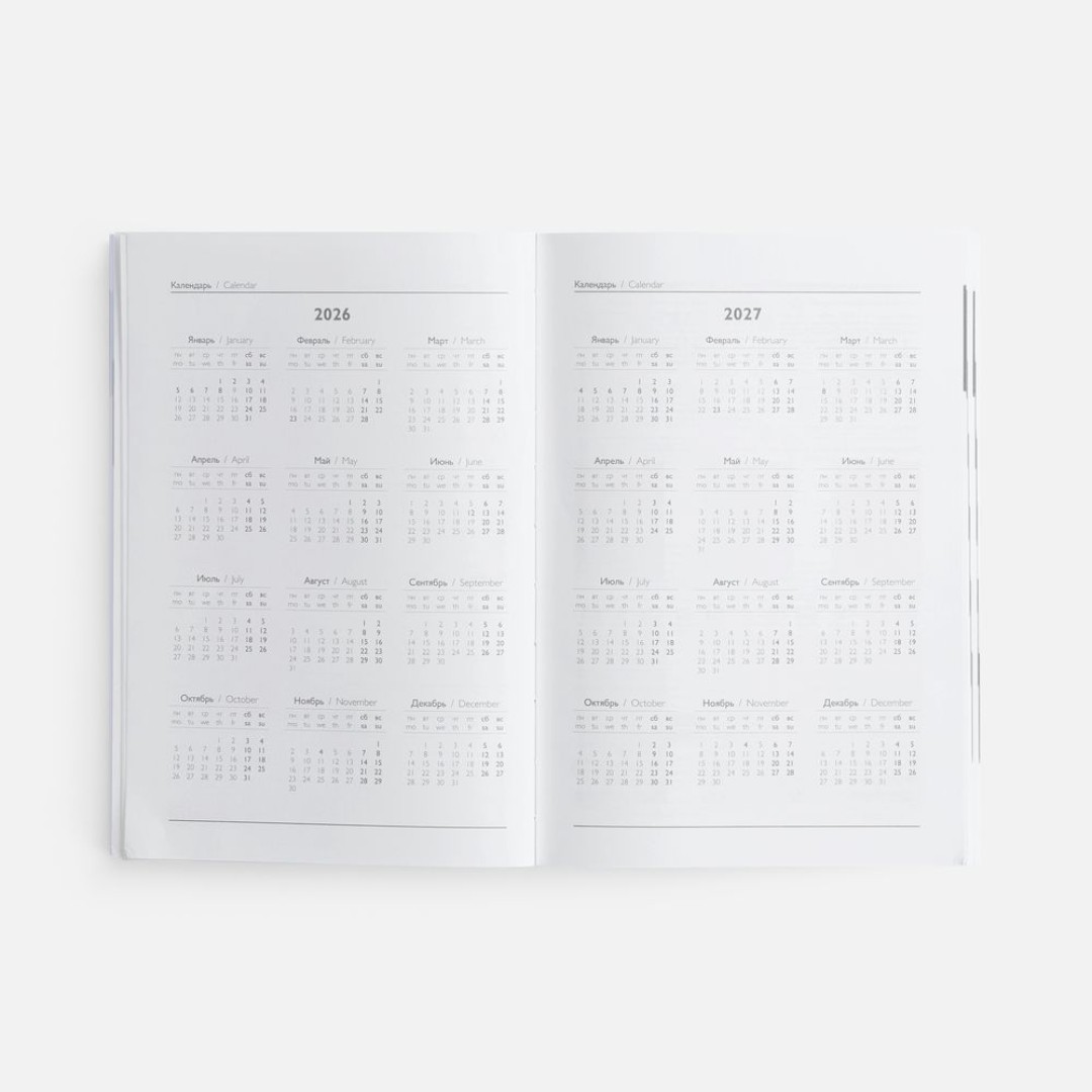 Ежедневник Baza, датированный, красный