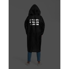 Дождевик «Луч света», черный, S