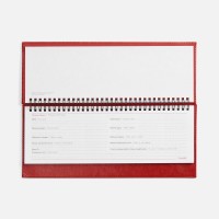 Планинг Faro, датированный, красный