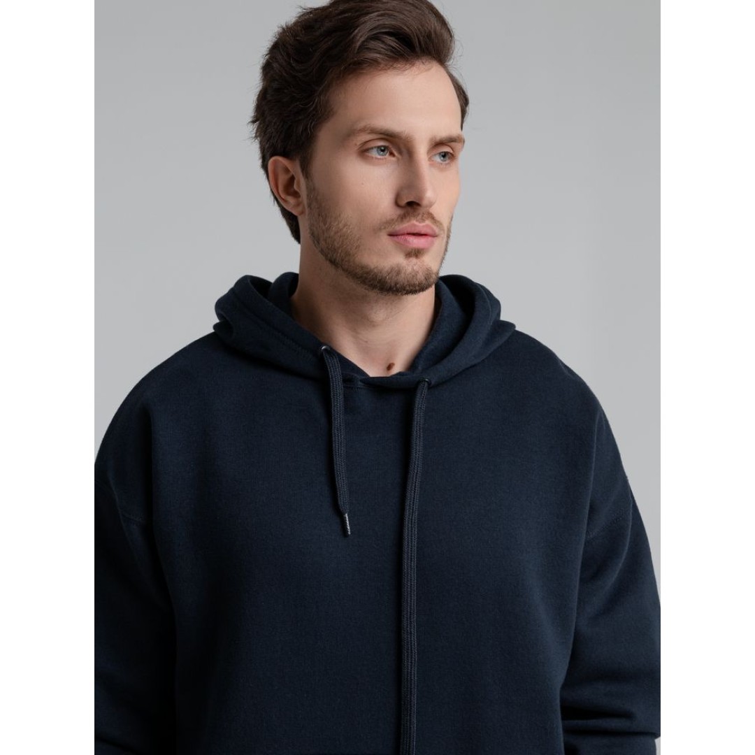 Толстовка с капюшоном Slam 320, темно-синяя, XXL