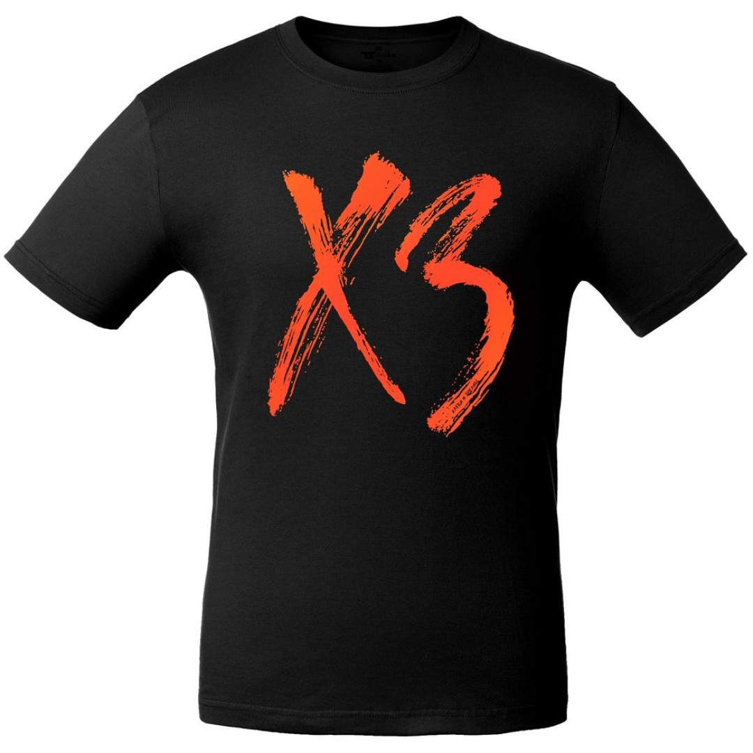 Футболка «ХЗ», черная, M