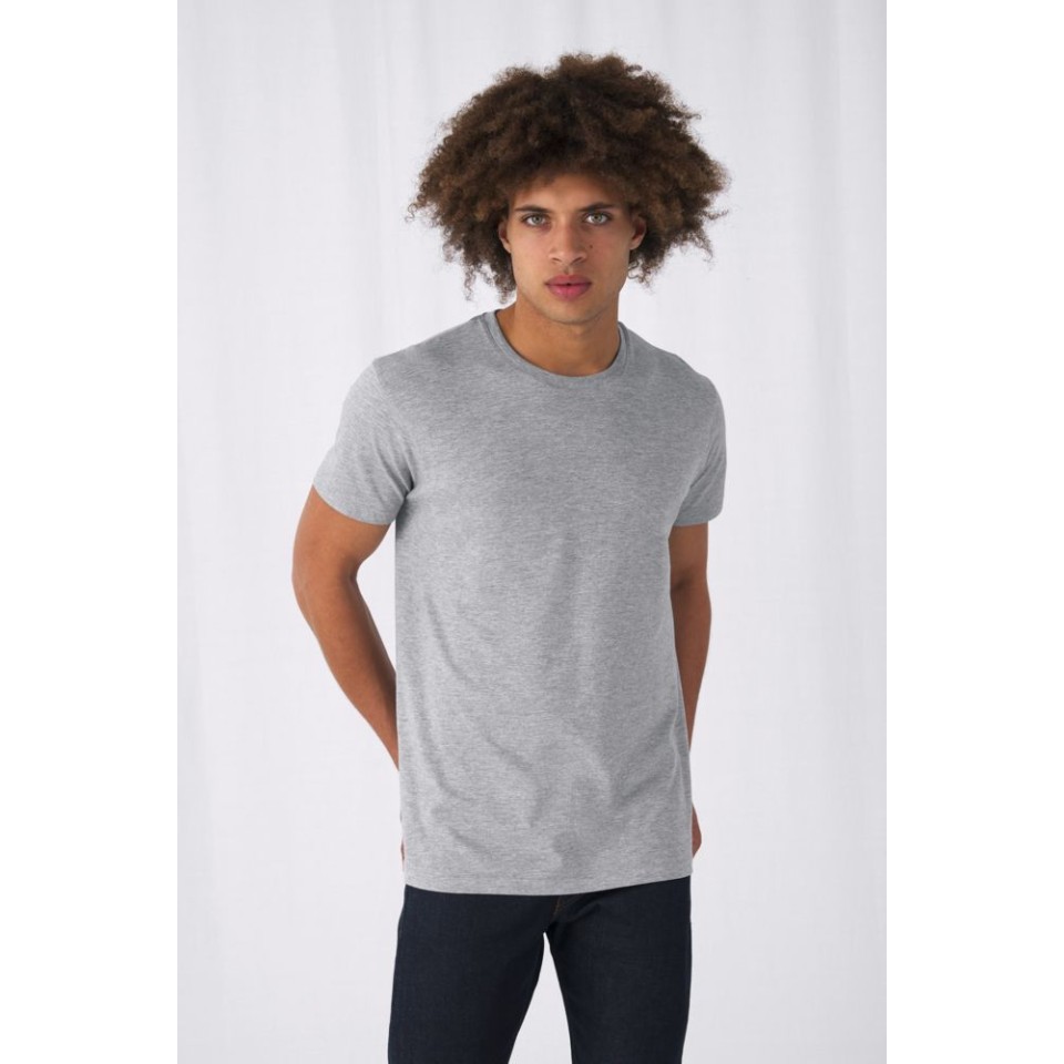 Футболка унисекс E150 Inspire (Organic) серый меланж, M