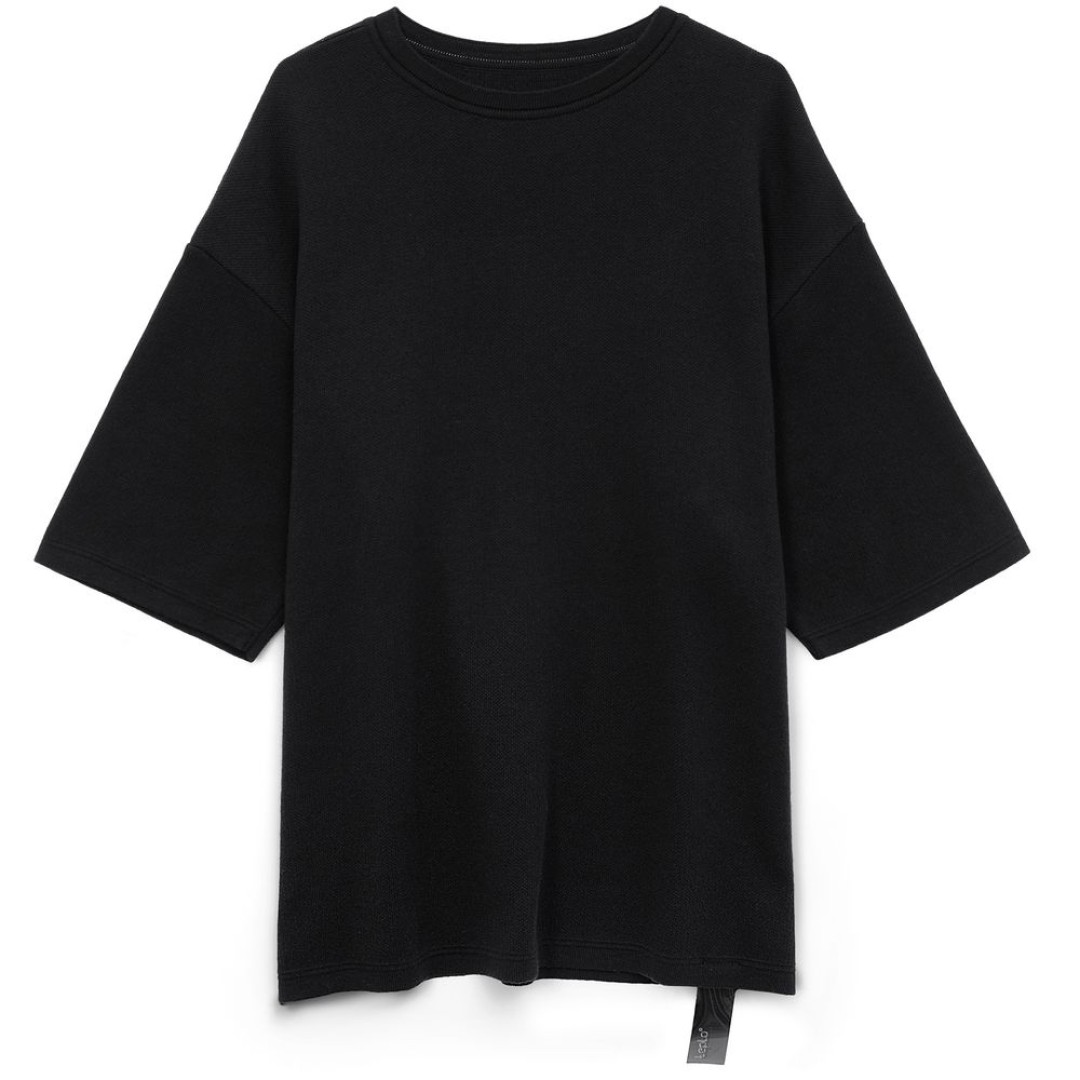 Джемпер с коротким рукавом Siluetti Volumica, черный, размер XS/S