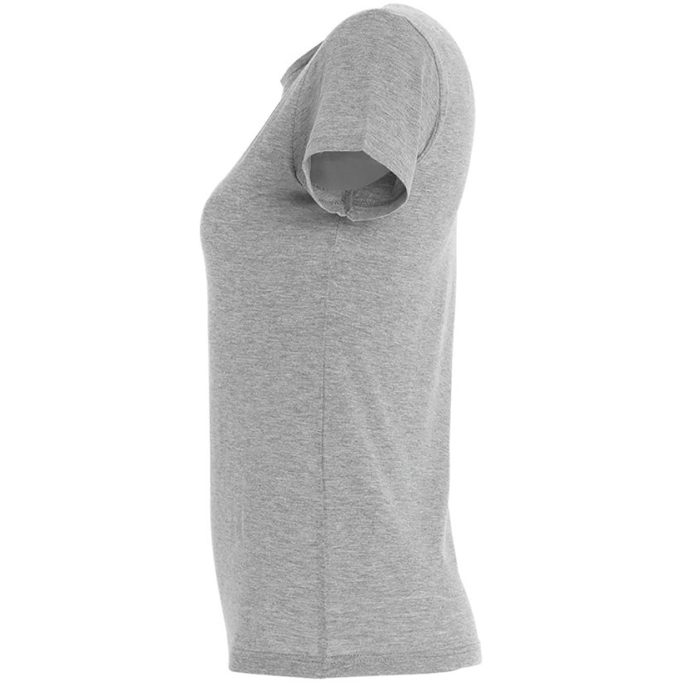 Футболка женская Miss 150 серый меланж, XXL