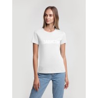 Футболка женская «Зависть белая», белая, S