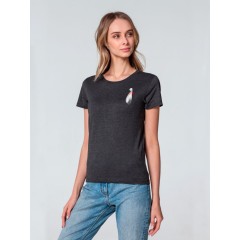 Футболка женская Ghost of Love, черная, S