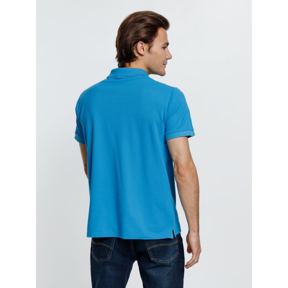Рубашка поло мужская Virma Premium, бирюзовая, размер XXL