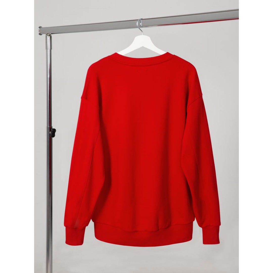 Свитшот унисекс Kosmos 2.0, красный, размер M/L